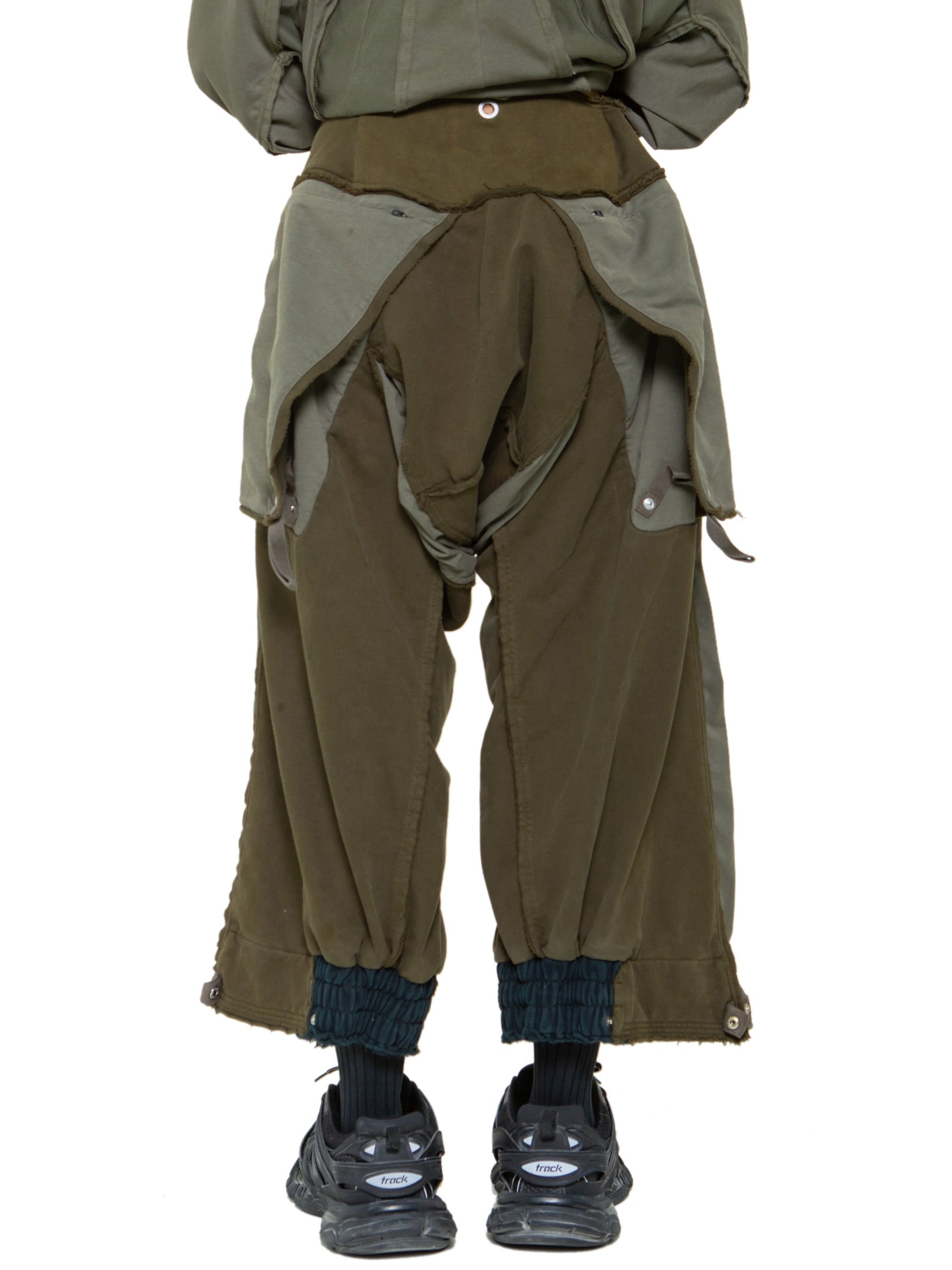 Jungle Multi-layered pleated sweatpant