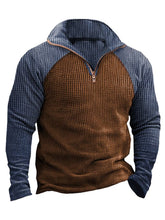 Men's retro western style corn kernel casual sweatshirt