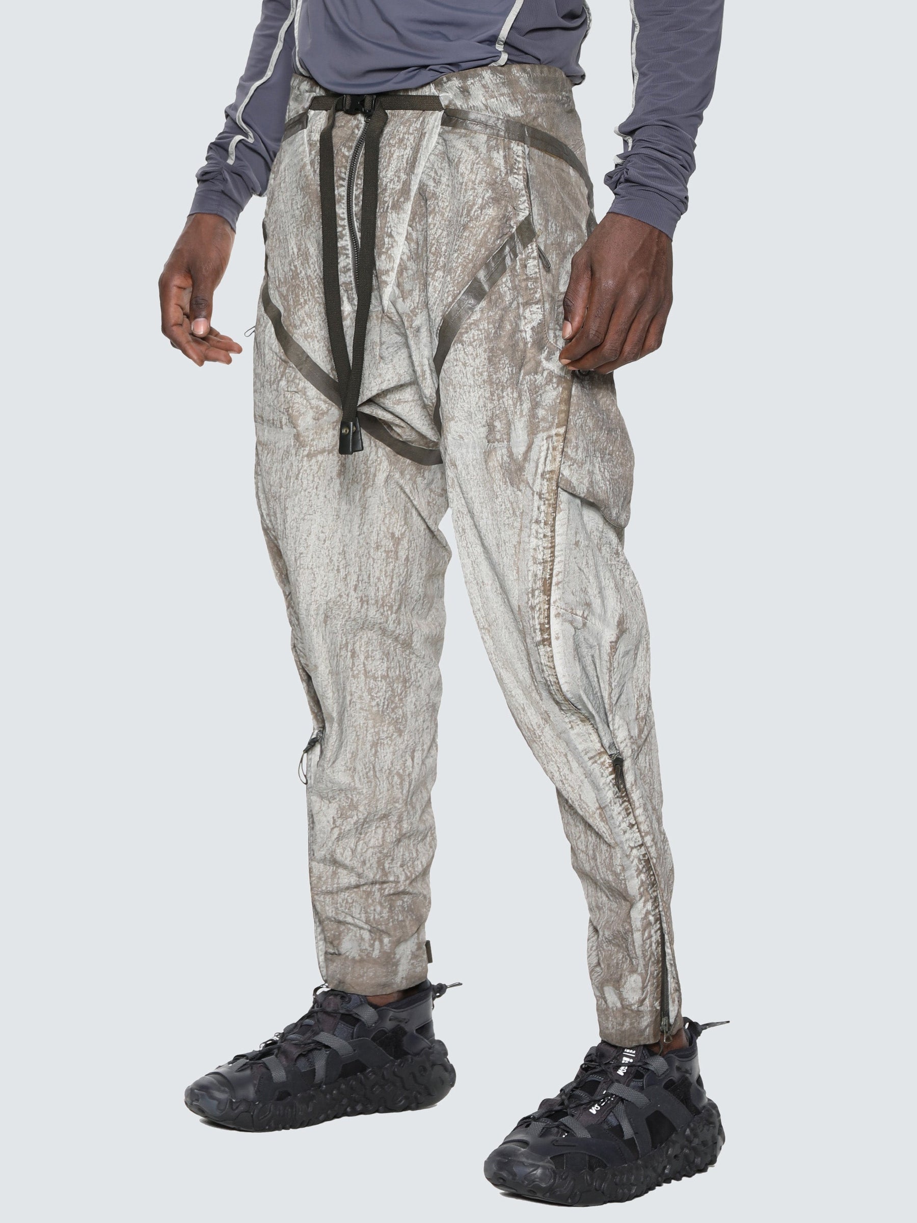 eccaf / camo mpg geo panel pants