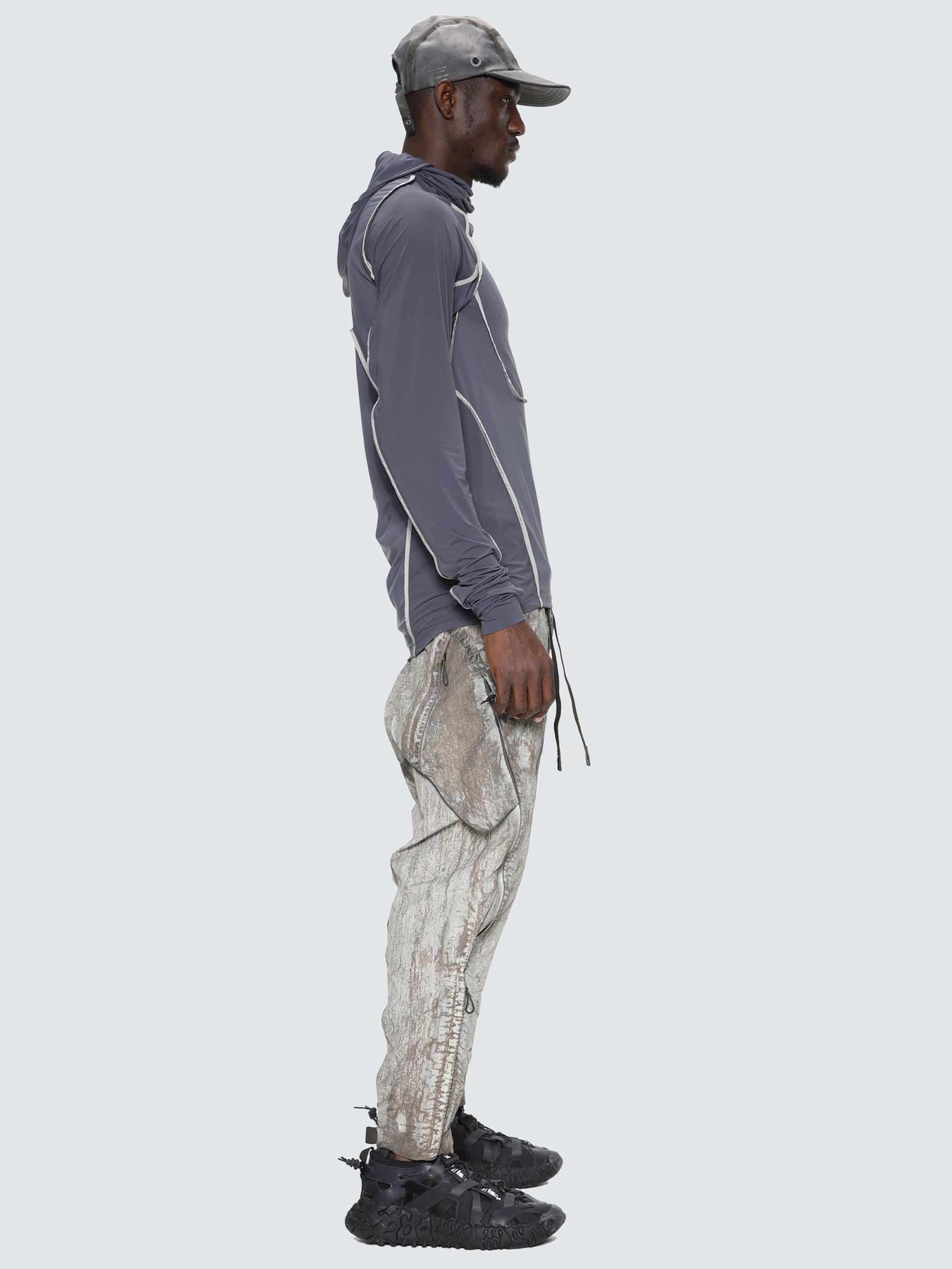 eccaf / camo mpg geo panel pants