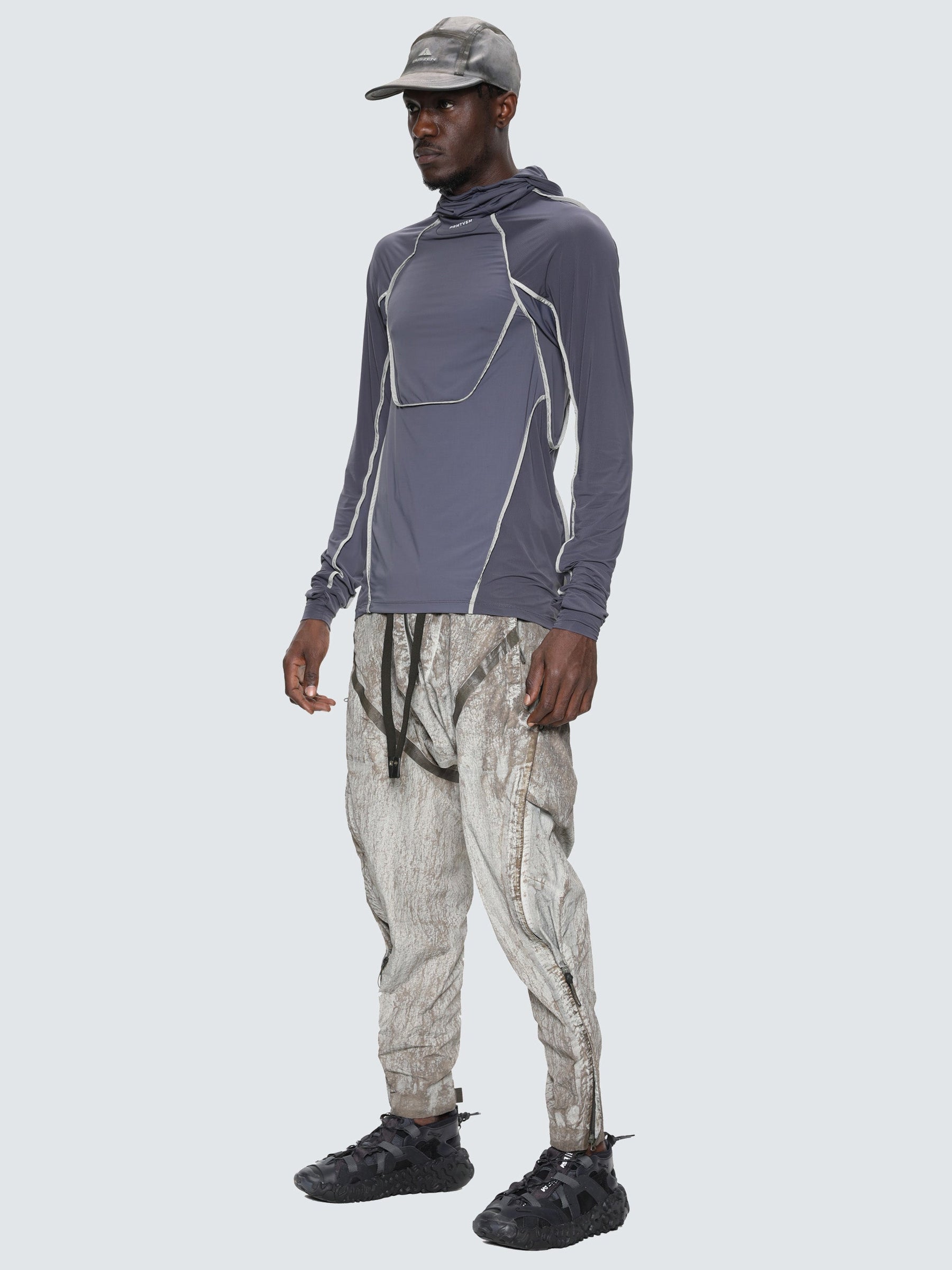 eccaf / camo mpg geo panel pants