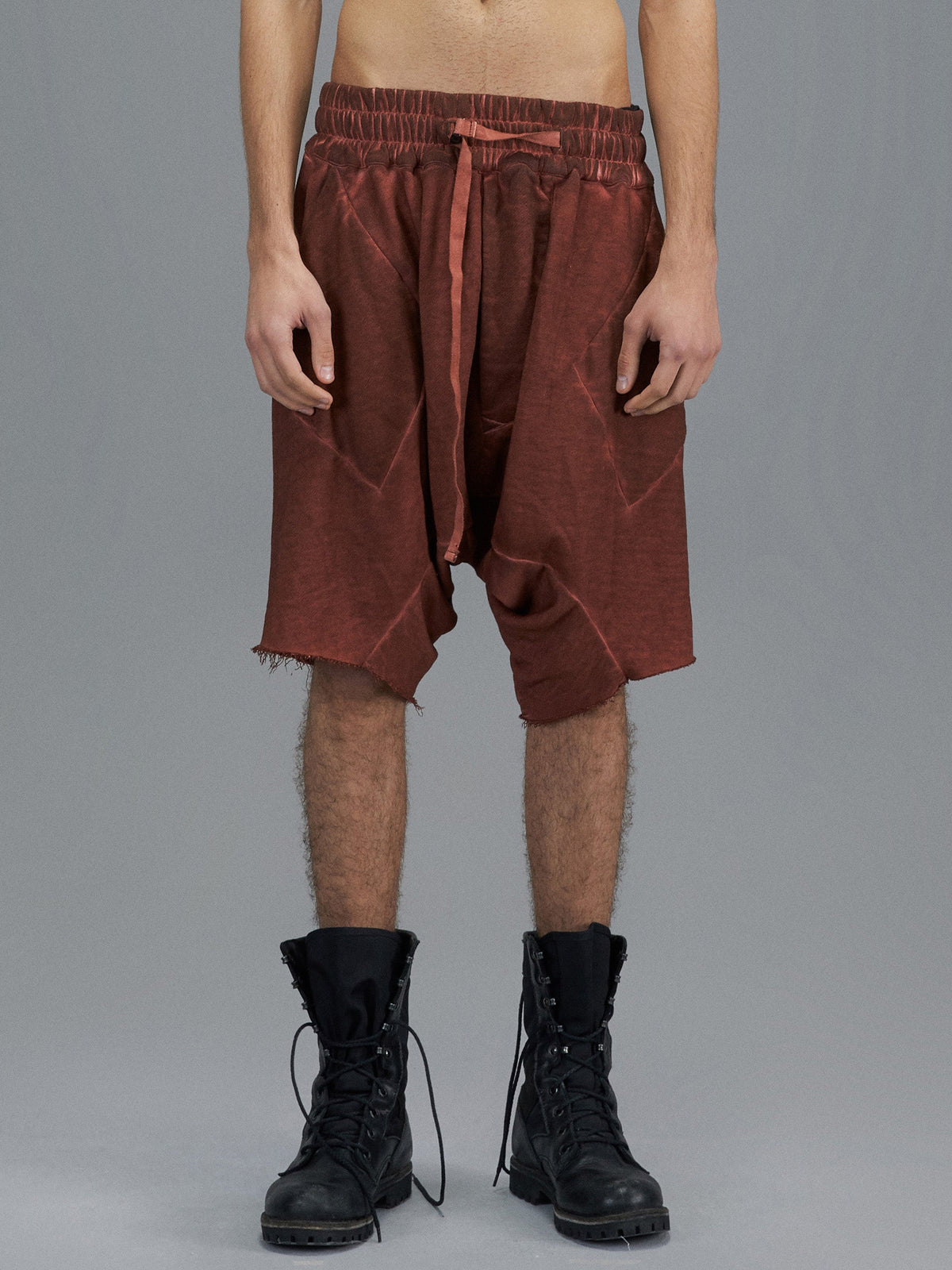 KANGAROO POCKET SHORTS-DIP DYED