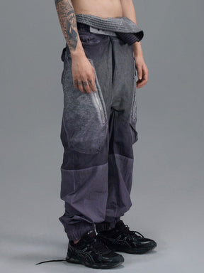 WB LEG PATCHED GEO POCKET LOUNGE PANTS / NIGHTSHADE