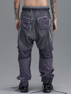 WB LEG PATCHED GEO POCKET LOUNGE PANTS / NIGHTSHADE