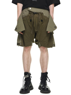 REINFORCED MANTA PANEL LAYERED SHORTS