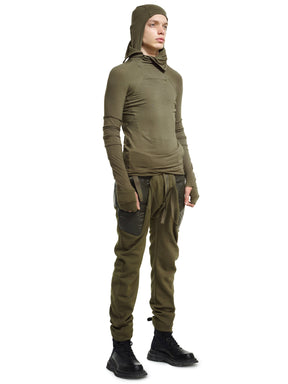 REINFORCED WAIST GEO CARGO PANTS