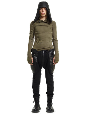 REINFORCED WAIST GEO CARGO PANTS