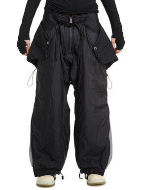 Manta Reflective quilted snow pants