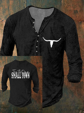 Men's Try That In A Small Town Long Sleeve T-Shirt