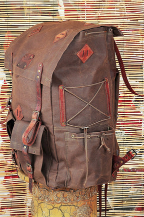 30L to 50L | Bushcraft Backpack Brown, Green, Dhaki Colours