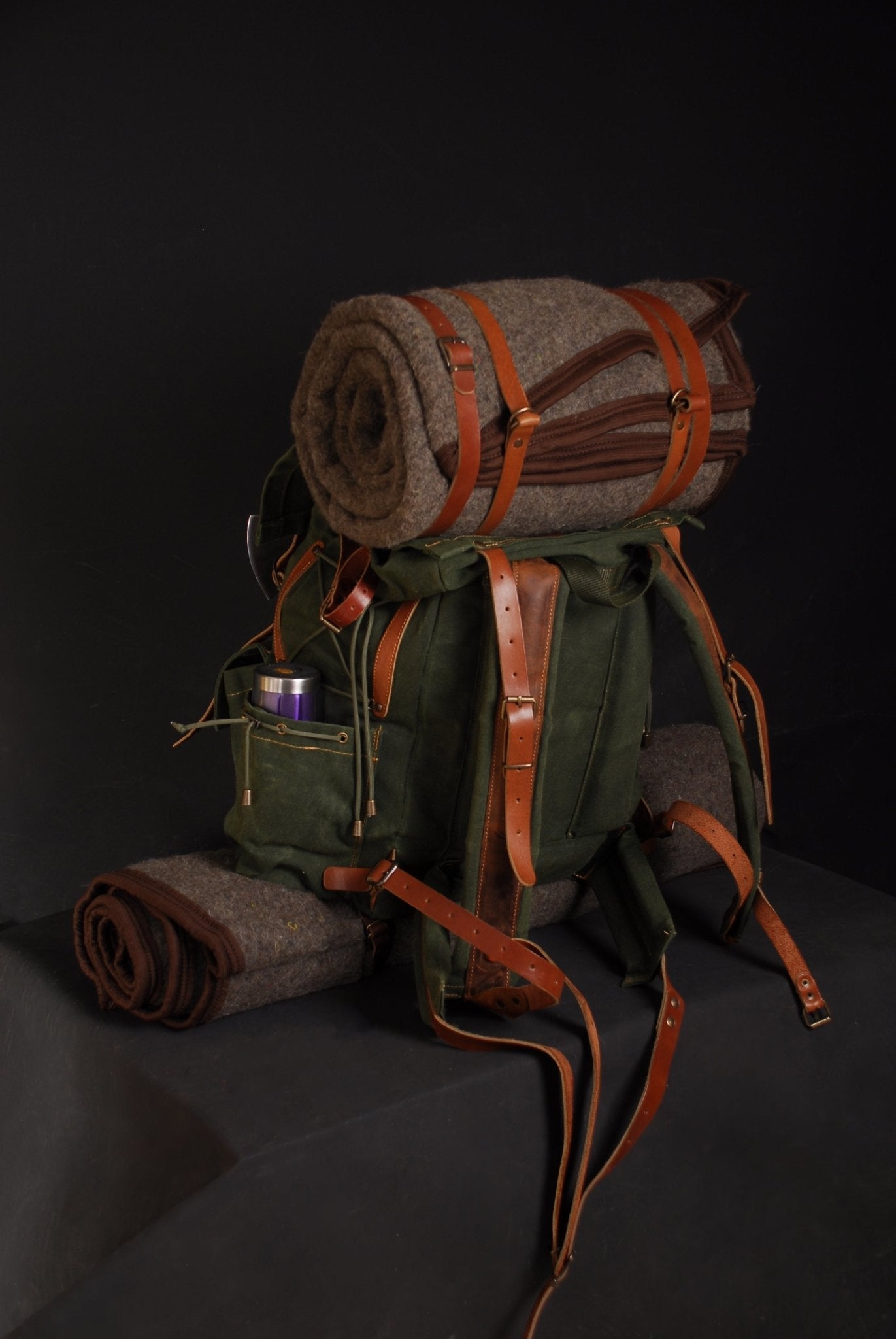 30L to 50L | Bushcraft Backpack Brown, Green, Dhaki Colours