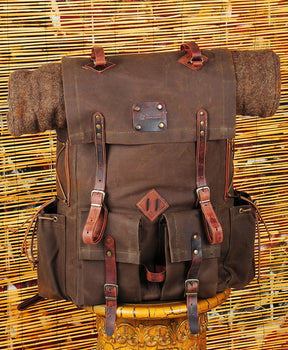 30L to 50L | Bushcraft Backpack Brown, Green, Dhaki Colours