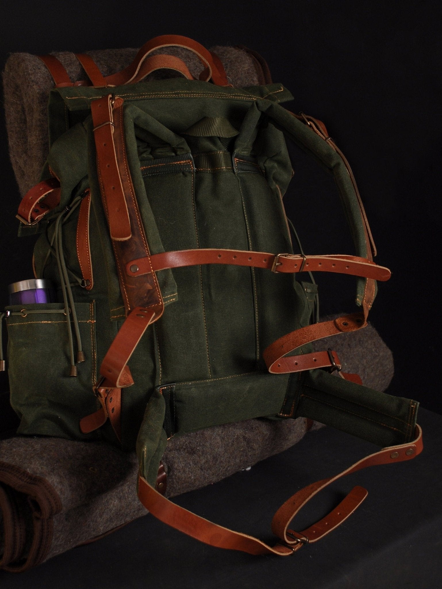 30L to 50L | Bushcraft Backpack Brown, Green, Dhaki Colours