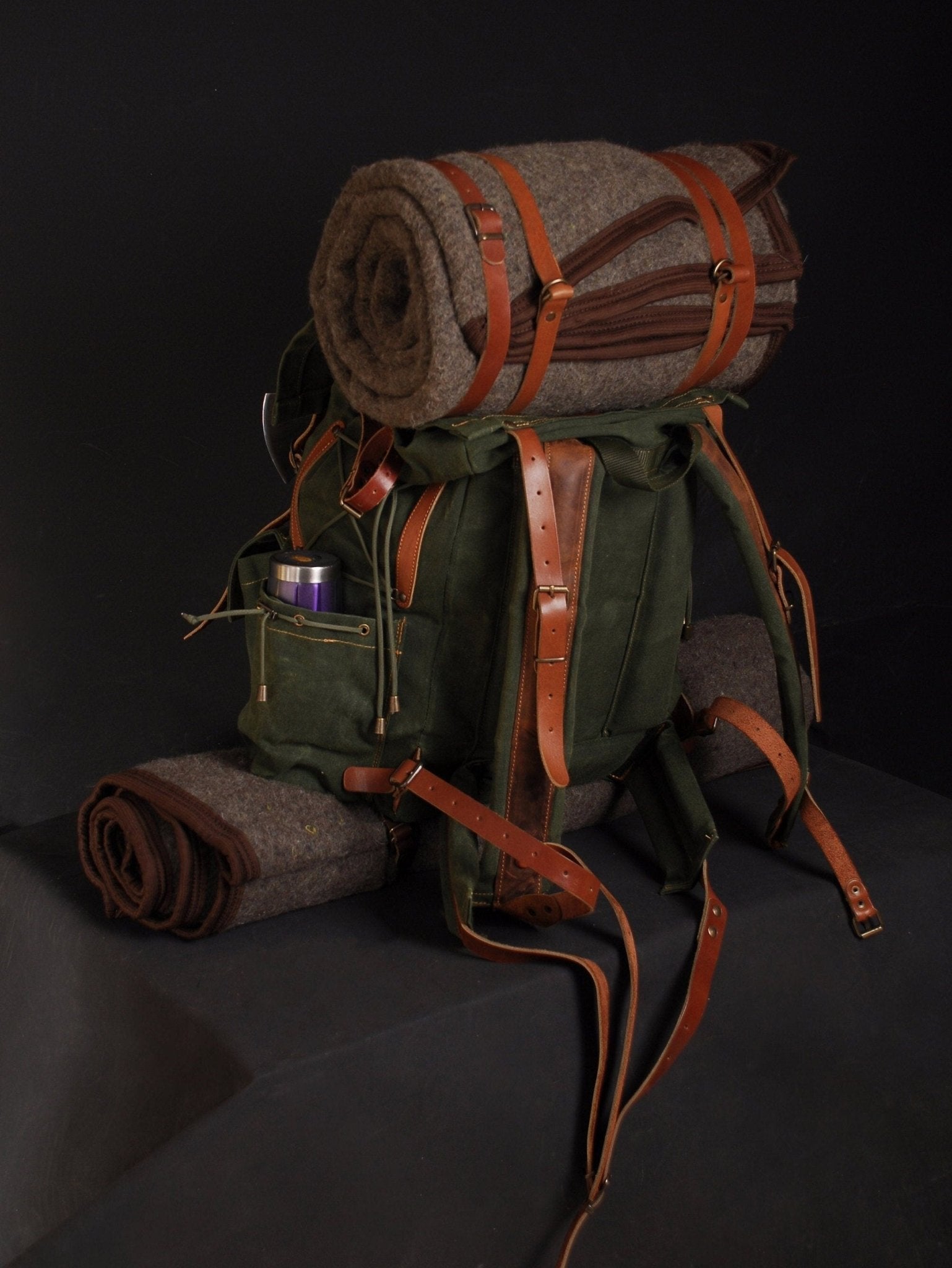 30L to 50L | Bushcraft Backpack Brown, Green, Dhaki Colours