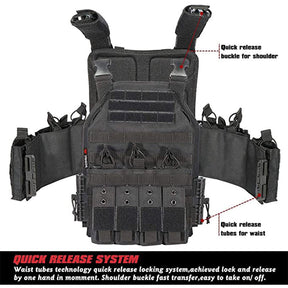 HARDLAND Tactical Military Vest Quick Release