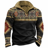 Men's Ethnic Pattern Print Aztec Sweatshirt