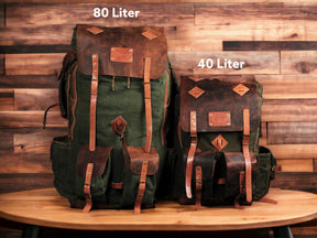 60L Personalized Bushcraft Backpack Camping Backpack