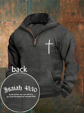 Men's Isaiah 41:10 Waffle Reversible Sweatshirt