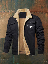 Men's Vintage Western Winter Fleece Jacket