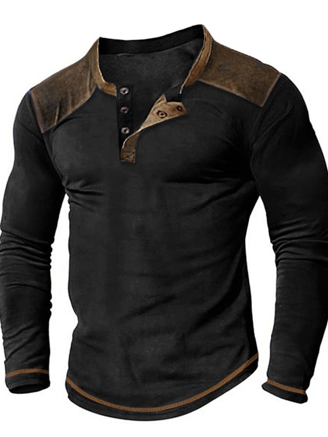 Men's Casual Long Sleeve Top