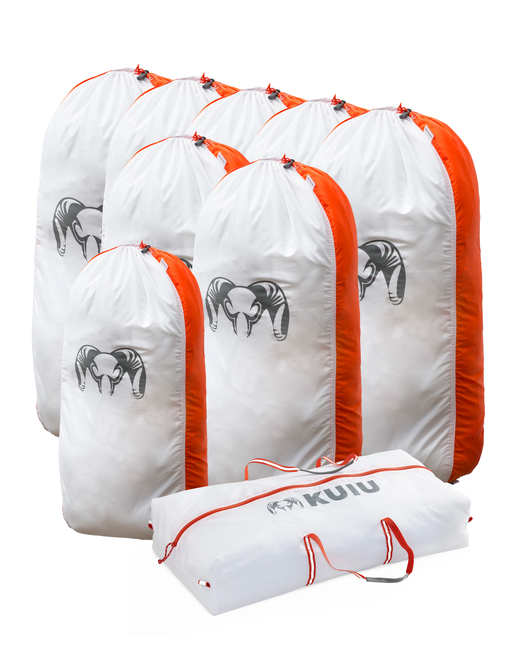 Moose/Bison XL Game Bag Set | White-Orange