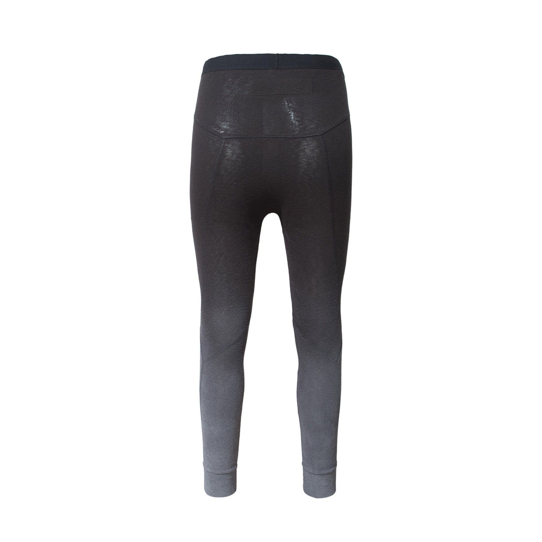 GRADIENT WHITE SPRAYED GEO-CUT LEGGING / BLACK