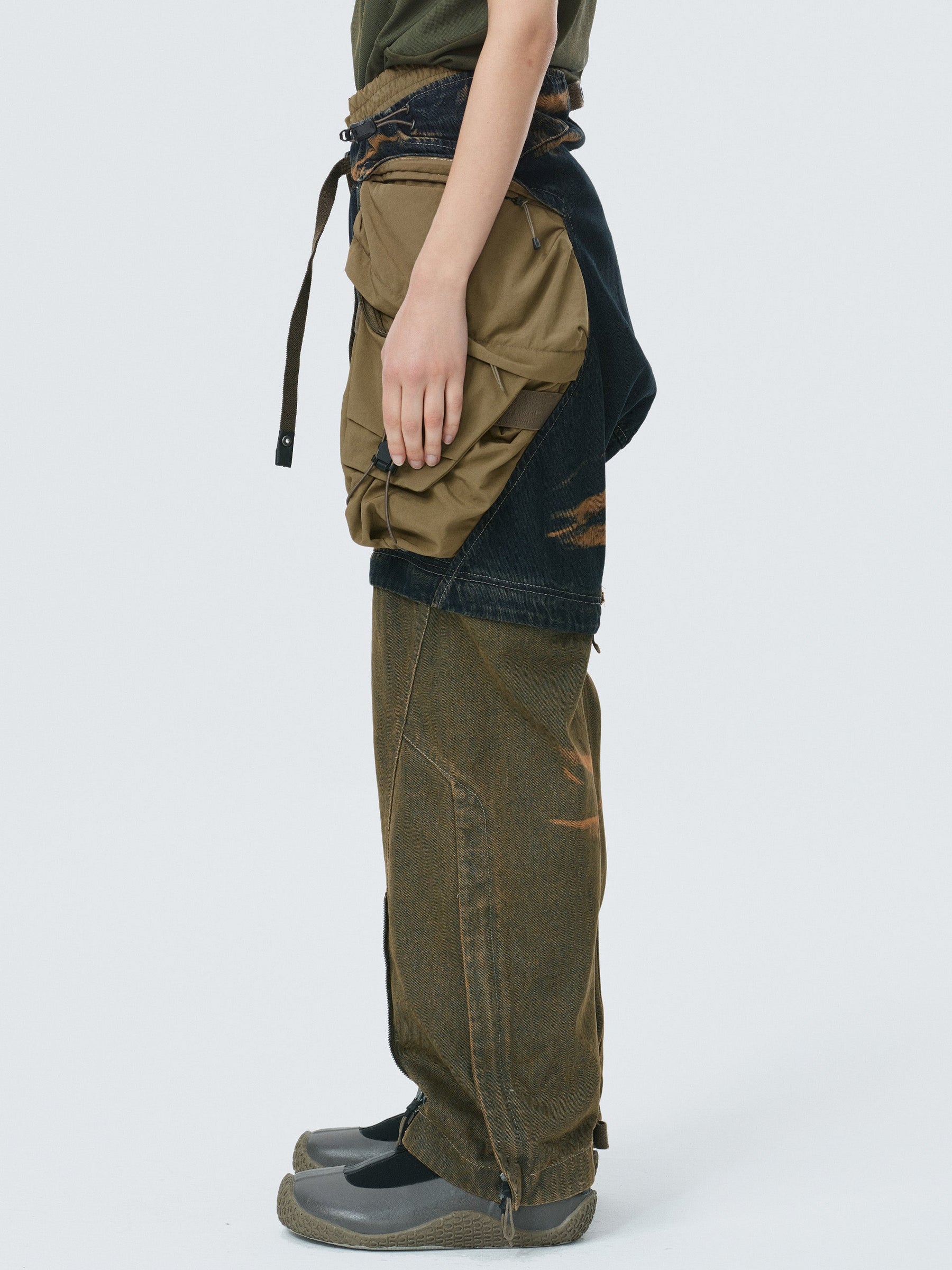 edge vagrant’s multiform denim pants