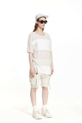 DOUBLE LAYERED GAUZE COTTON SHORTS