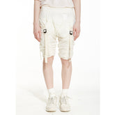 DOUBLE LAYERED GAUZE COTTON SHORTS