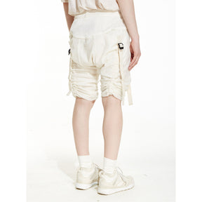 DOUBLE LAYERED GAUZE COTTON SHORTS