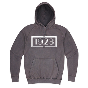 Yellowstone 1923 Logo Distressed Hooded Sweatshirt