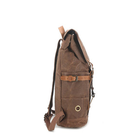 Waterproof Waxed Canvas Backpack for Travel