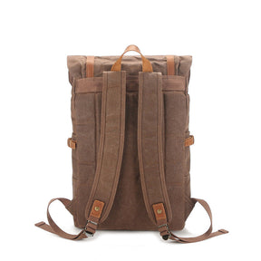 Waterproof Waxed Canvas Backpack for Travel