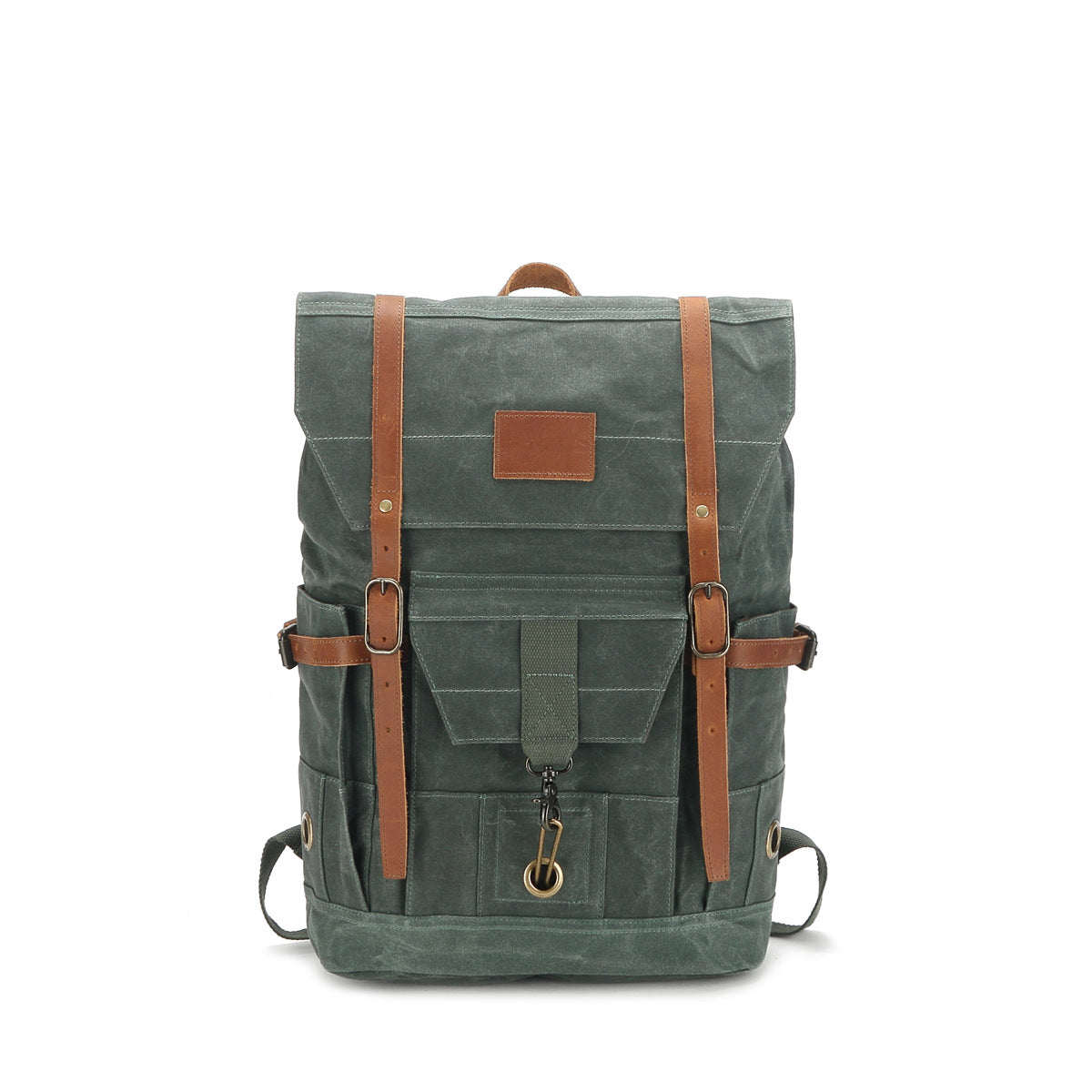 Waterproof Waxed Canvas Backpack for Travel