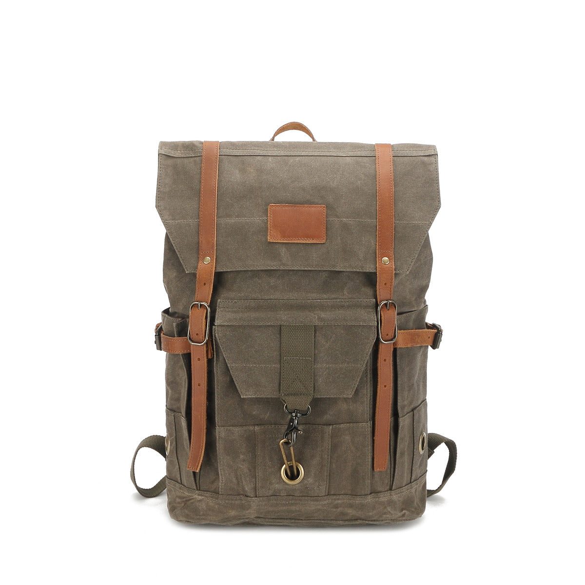 Waterproof Waxed Canvas Backpack for Travel