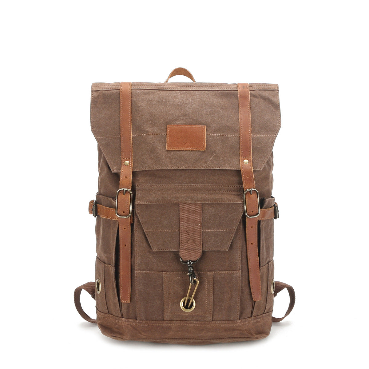 Waterproof Waxed Canvas Backpack for Travel