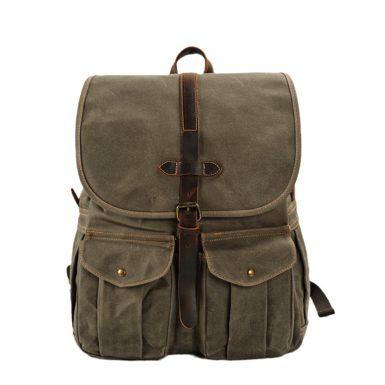 Waxed Canvas Backpack for 16 inch Laptop