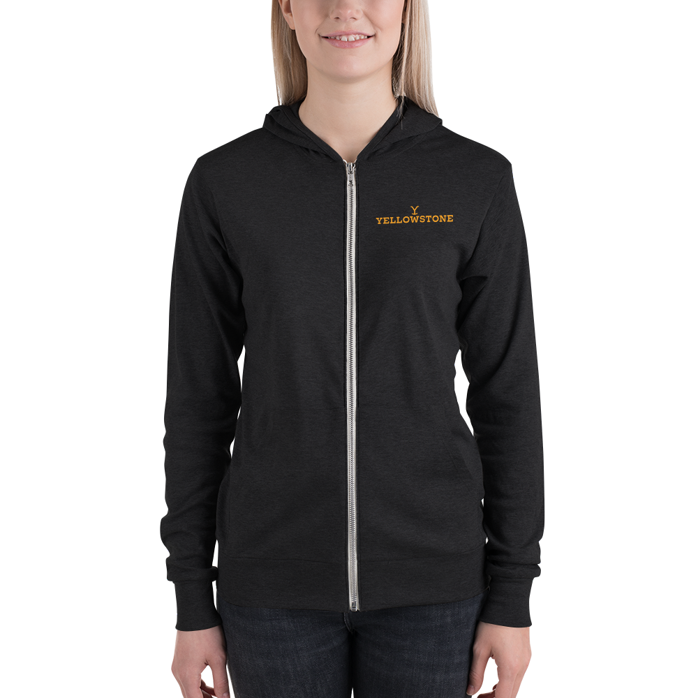 Yellowstone Don't Make Me Go Beth Dutton On You Heart Lightweight Zip-up Hooded Sweatshirt