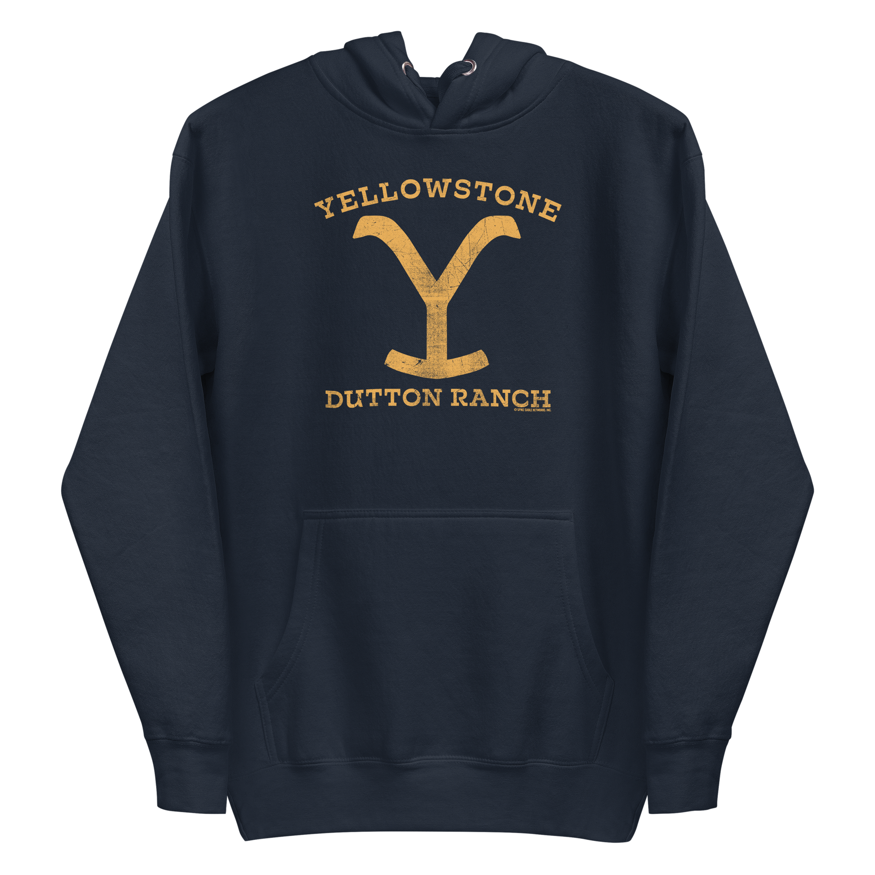 Yellowstone Dutton Ranch Distressed Logo Unisex Premium Hoodie