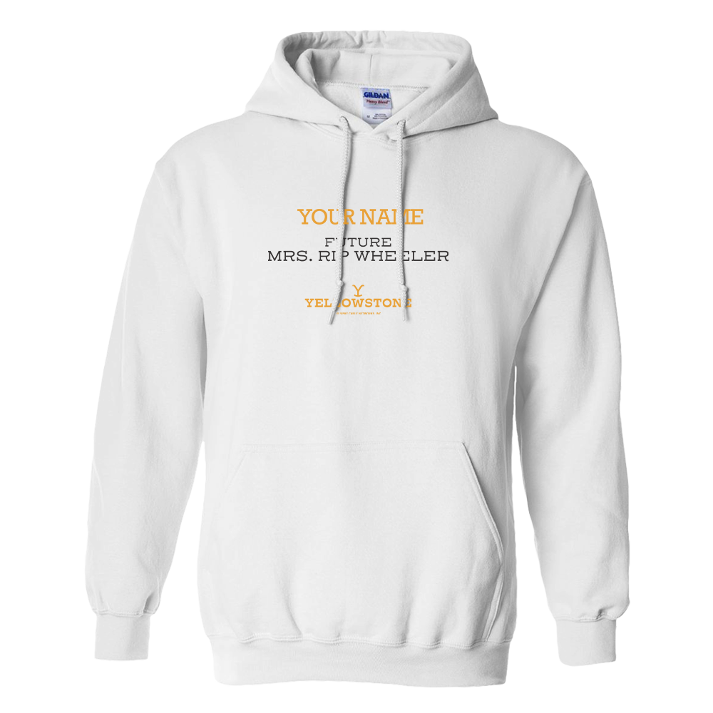 Yellowstone Future Mrs. Rip Wheeler Personalized Fleece Hooded Sweatshirt