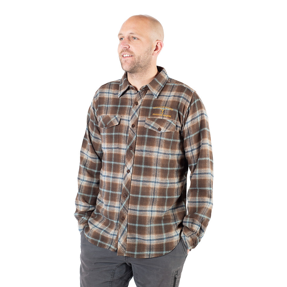 Yellowstone Embroidered The Original Flyshacker Plaid Flannel