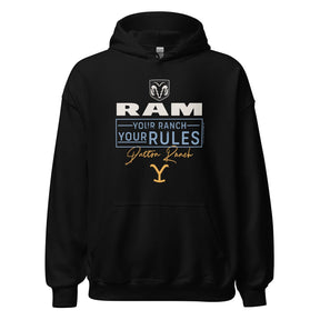 Yellowstone x Ram Your Ranch Your Rules Hoodie