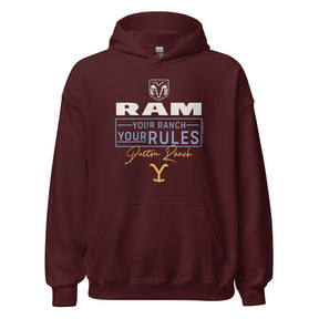 Yellowstone x Ram Your Ranch Your Rules Hoodie