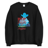 Yellowstone RIP Can Come Down My Chimney Any Time Silhouette Fleece Crewneck Sweatshirt