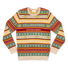 Yellowstone Dutton Ranch Holiday Knitted Sweater