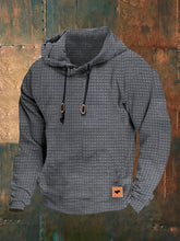 Men's Solid Color Casual Hoodie