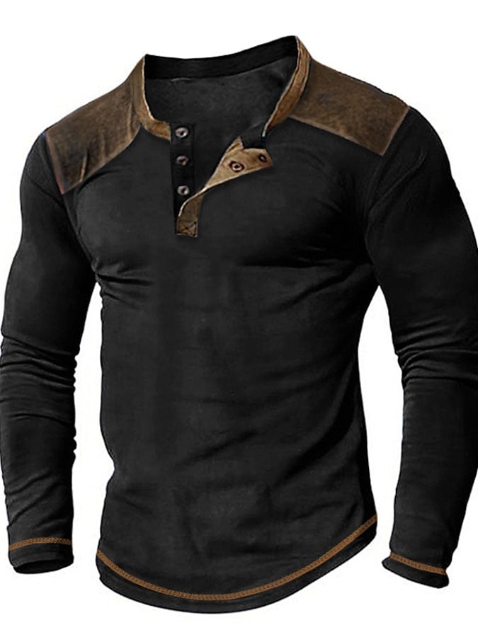 Men's Casual Long Sleeve Top