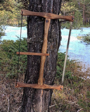 Bushcraft Handmade Bucksaw, Swedish Bow Saw