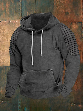 Men's Solid Color Casual Hoodie