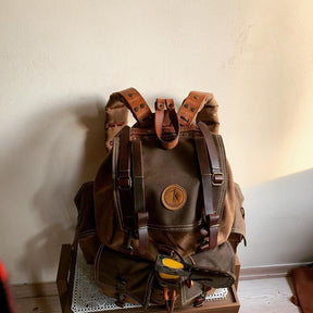 Camping Backpack Brown Camping Backpack